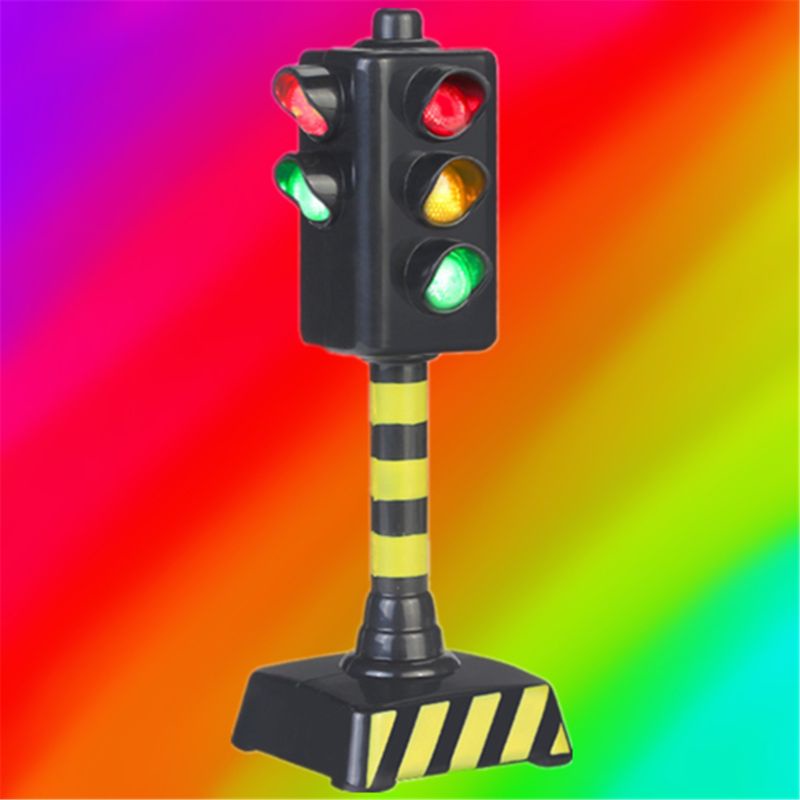 fol 5’’ Miniature Traffic Signal Realistic Traffic Light LED Lamp for ...