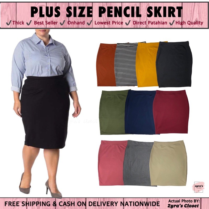 Plus size 2024 pencil skirt xxl