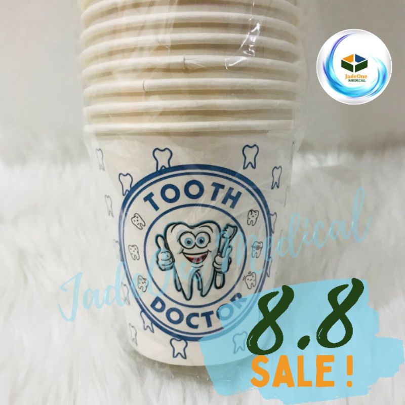 TOOTH DOCTOR'S Paper Cup 6.5 oz (100's)