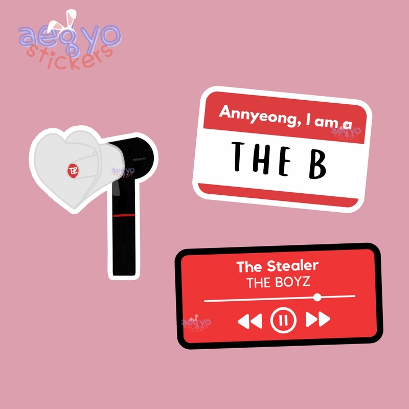 THE BOYZ FANDOM Kpop Sticker Set Standom Manila Shopee Philippines