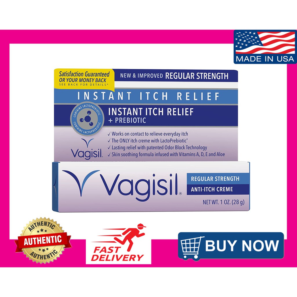 Vagisil Regular Strength Anti Itch Feminine Cream From Yeast Infection Period Perspiration