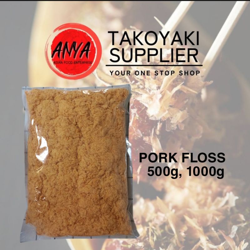 PORK FLOSS / MEAT FLOSS FOR TAKOYAKI 1KG /ANYA TAKOYAKI SUPPLIER