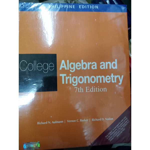 Algebra and Trigonometry by Auffamm | Shopee Philippines