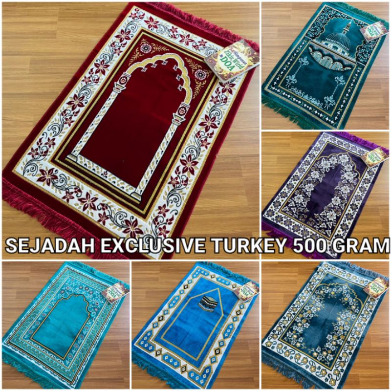 New Turkish Sejadah 500 grams Exclusive & Attractive Colors & Patterns ...