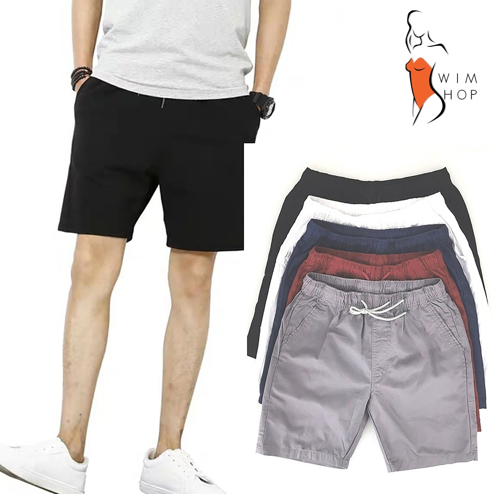 SS OHAN Shorts For MEN Stretchable Cotton Short with POCKET | Shopee ...