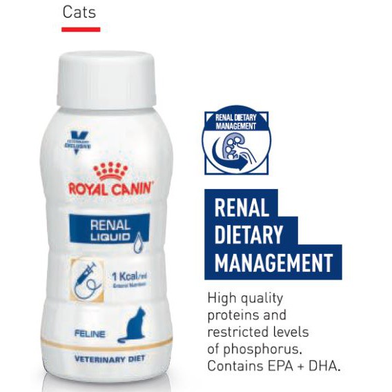 Royal canin renal 2024 liquid for cats