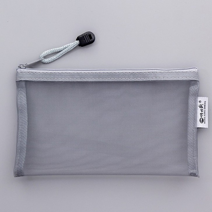 Stationary Mesh Pen Bag Nylon Pencil Bag Pencil Case Mesh Pen Case ...