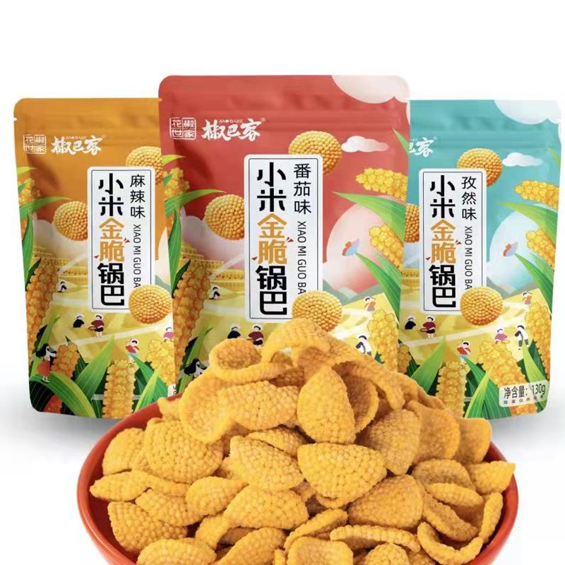 (China) HuaJiao ShiJia Crispy Golden Millet & Rice Crust / Crisps (130g ...