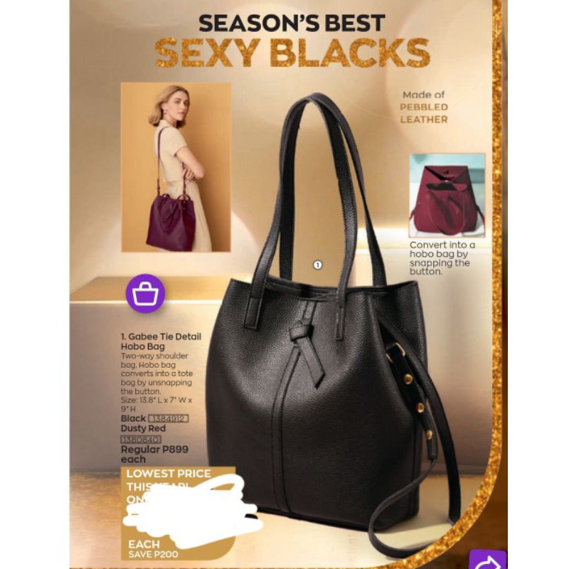 Avon best sale hobo bag