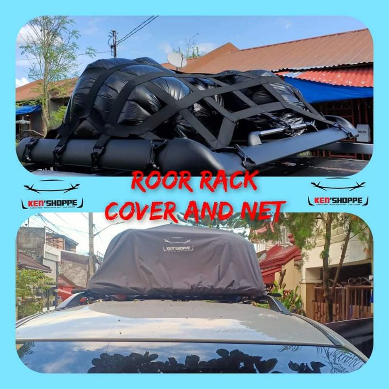 Roof rack waterproof cover and cargo net | Shopee Philippines