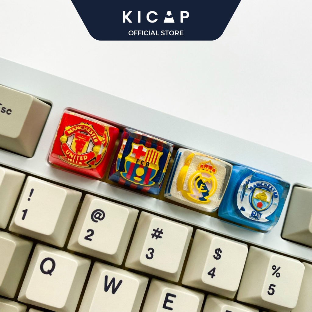 Keycap Artisan Football Clubs | Artisan mechanical keyboard buttons ...