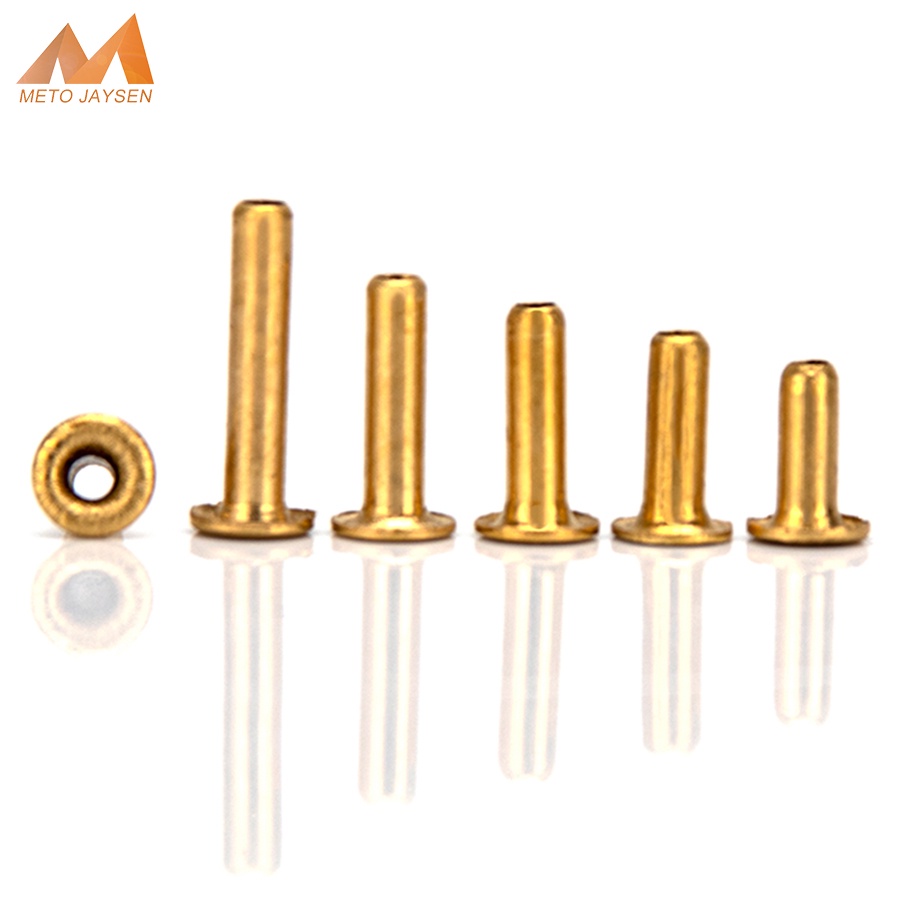 Brass Eyelet Rivet Nut Copper Hollow Grommet Hole Rivets Thread