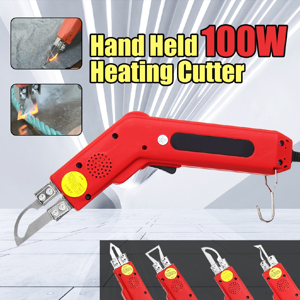 100W Hand Hold Heating Knife Cutter Hot Cutter Fabric Rope Electric ...
