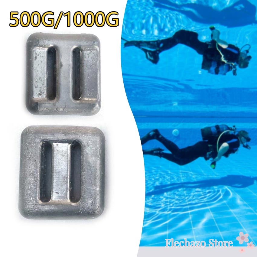 500g / 1kg Diving Weights Lead Sinker for Freediving Scubadiving ...