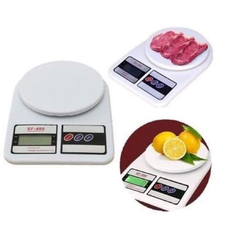 SF-400 10KG / 1g Kitchen Mail LCD Digital Scale White