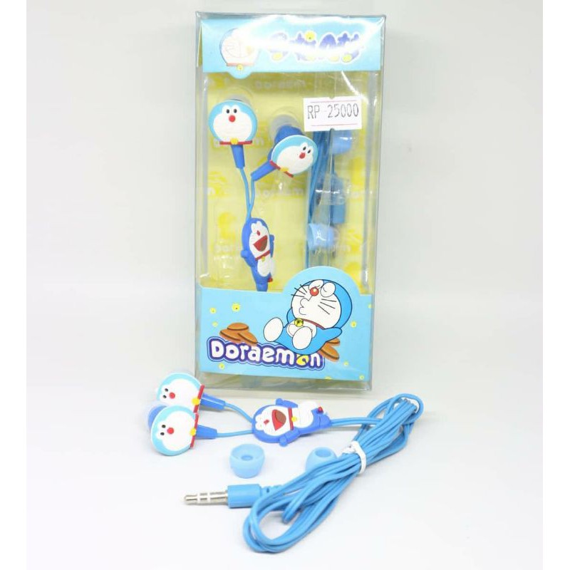 Doraemon Cable Headset (non mic) | Shopee Philippines