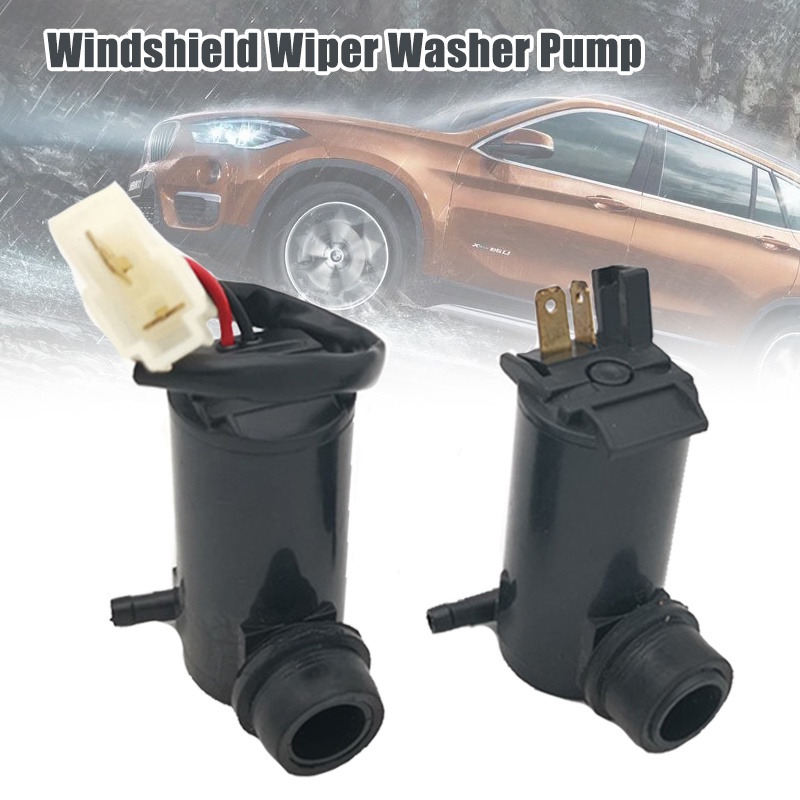 12V Front Windshield Washer Pump Replacement Universal Wiper Washer