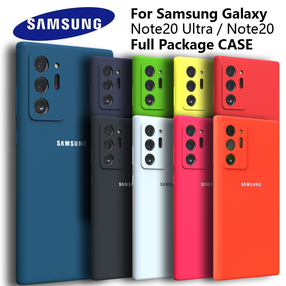 Samsung Galaxy Note20 Ultra Case Silky Silicone Cover Soft-Touch Back ...