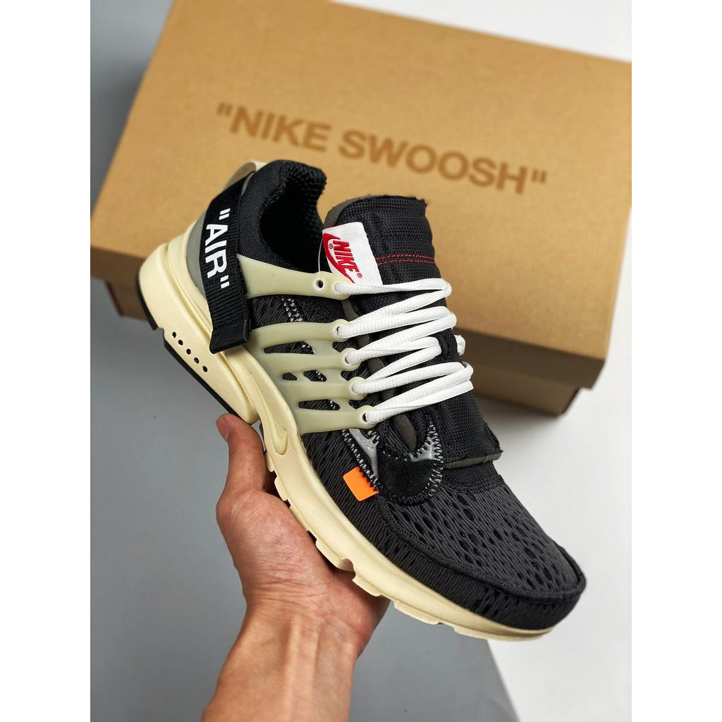 Nike swoosh best sale schuhe off white