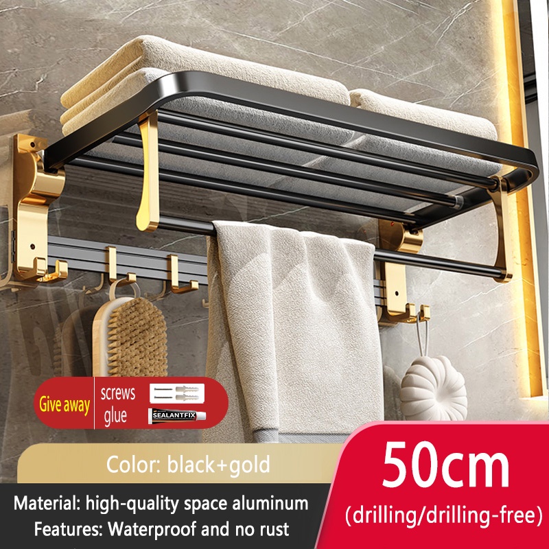 Bathroom Organizer Rack Towel Rack Corner Shelf Tissue Holder Bathroom ...