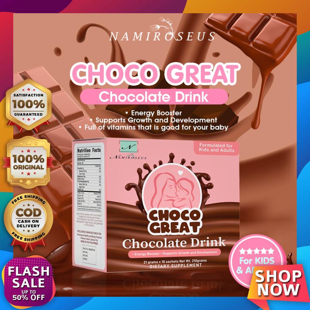 Top Sale Original Cod New Namiroseus Choco Great Chocolate Drink Weight