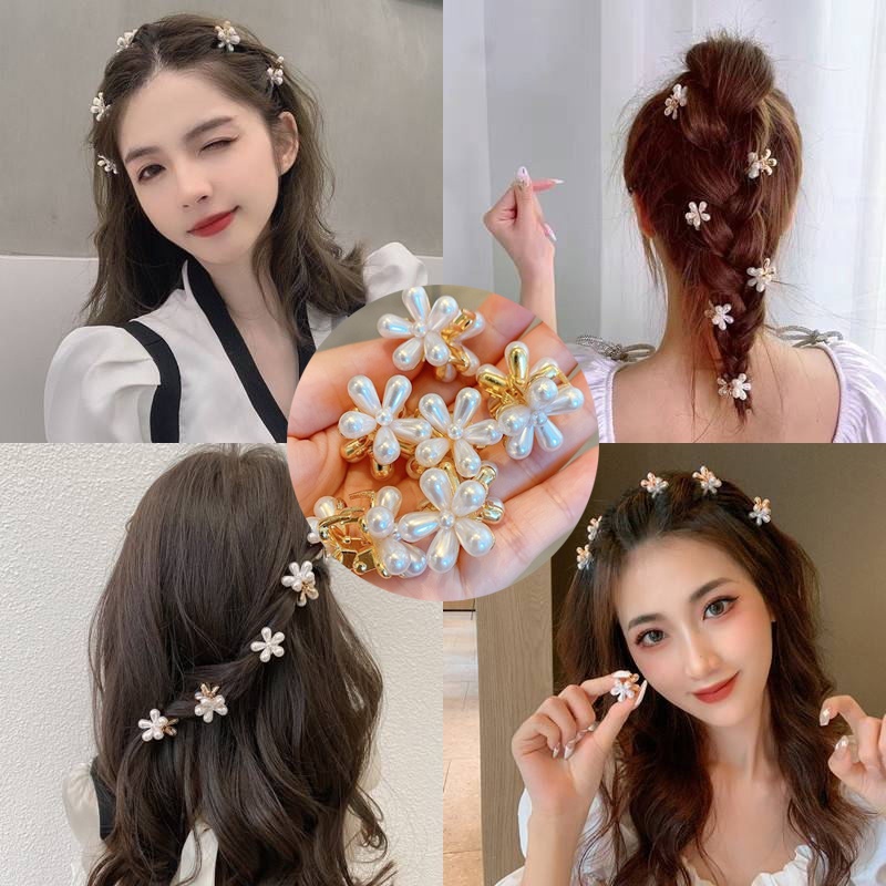 Fashion Korean Hair Clip for Girls Cute Mini Clips Flower Hair Pin Hair ...