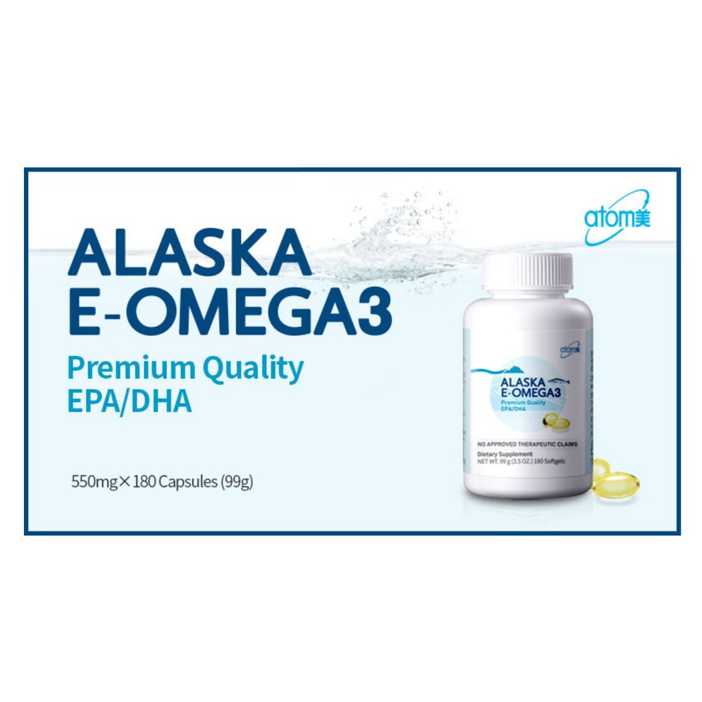 Atomy Alaska E OMEGA 3 Premium Quality /EPA/DHA( 550mgx 180 capsules (99g) Shopee Philippines