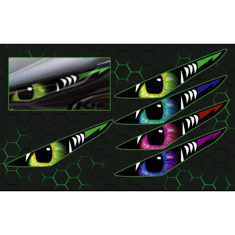 SNIPER 150 TRANSPARENT WINKER EYE W/ FREE KALMOT STICKER | Shopee ...