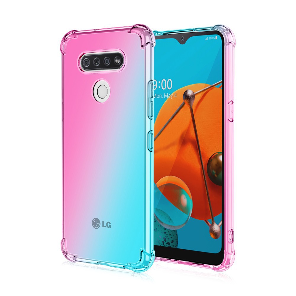 LG K51 K50 Q51 Stylo 6 Colorful Gradient Super Shockproof Case Soft