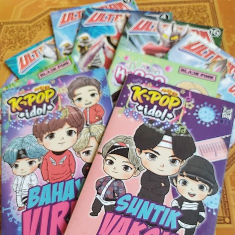 Ultraman, black pink, And BTS Story Children's Reading Books | Shopee ...