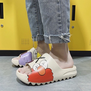 READY STOCK Unisex Yeezy Slide Slippers Kaws Sesame Street