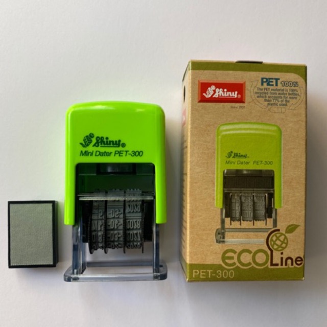 Shiny PET Date Stamp 300 / Expiry Date, Date Of Manufacture (Tampon Not