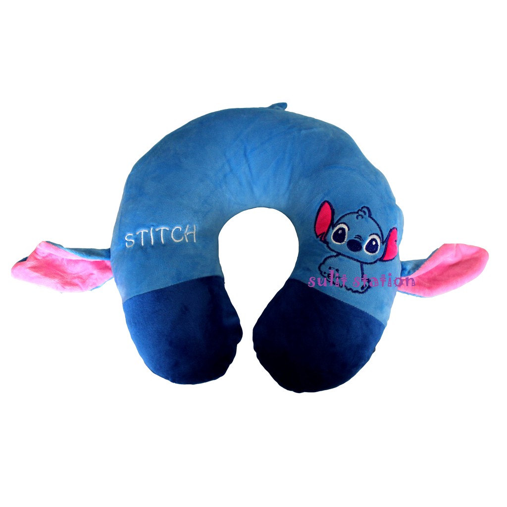 LILO STITCH 3D TRAVEL NECK PLUSH PILLOW | Shopee Philippines