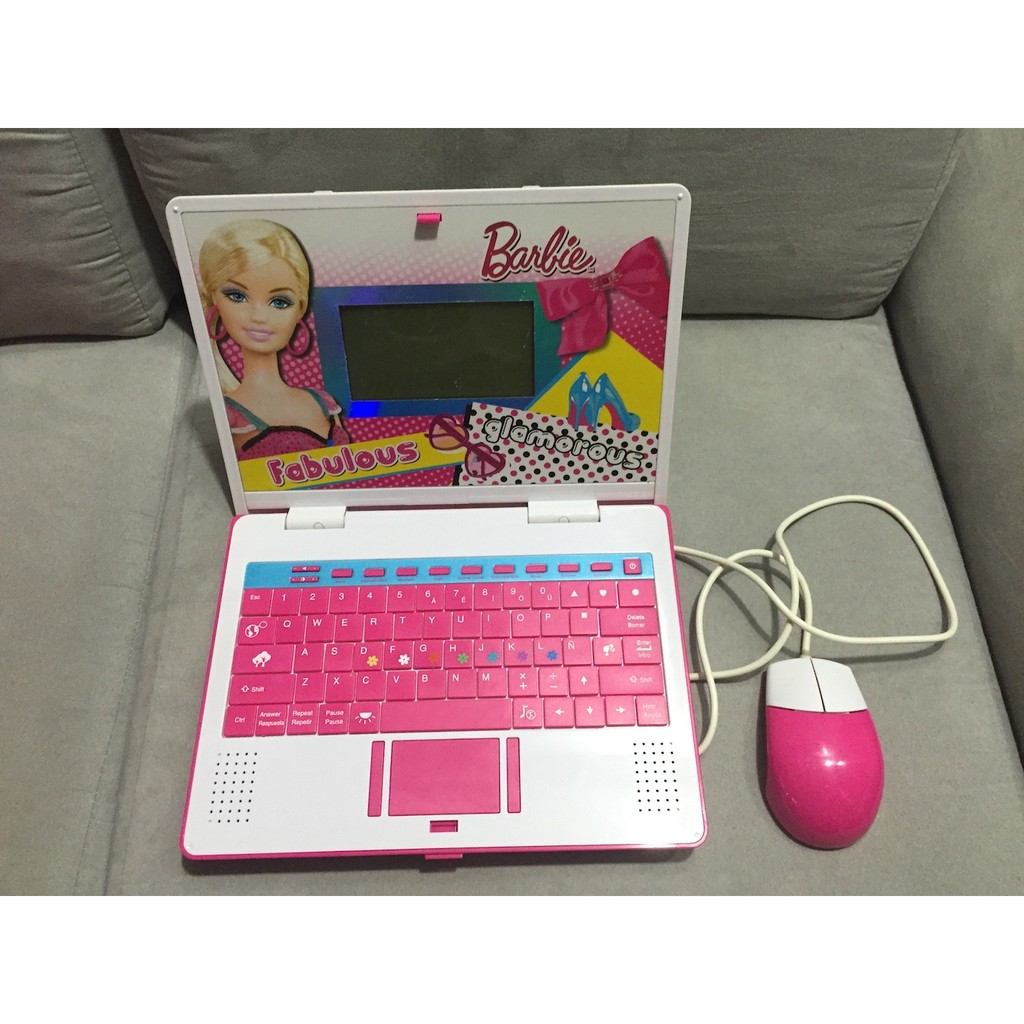 Barbie laptop with mouse sale