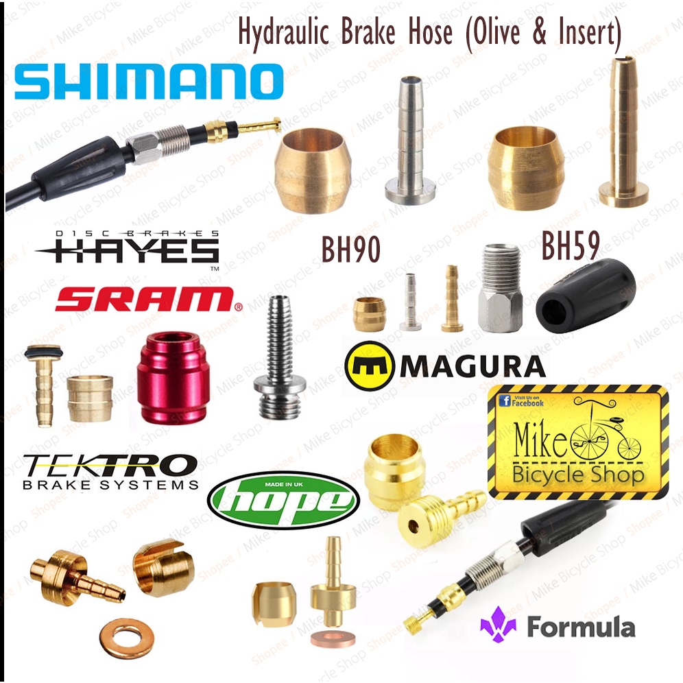 MTB Hydraulic Brake Hose Olive Needle SM-BH59 BH90 Shimano TEKTRO HOPE  MAGURA FORMULA Sram Stealth