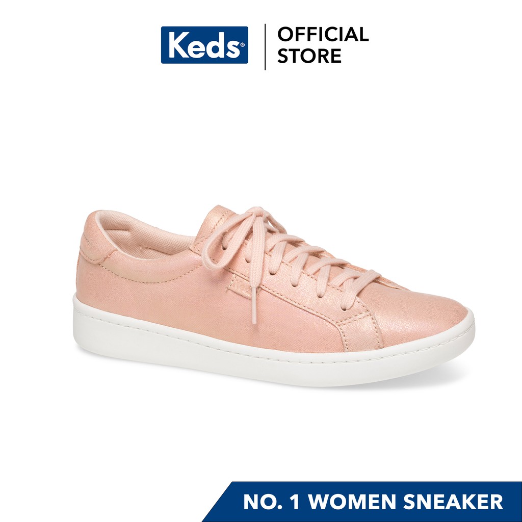 Keds Ace LTT Iridescent Leather Sneakers Clay WH59511 Shopee