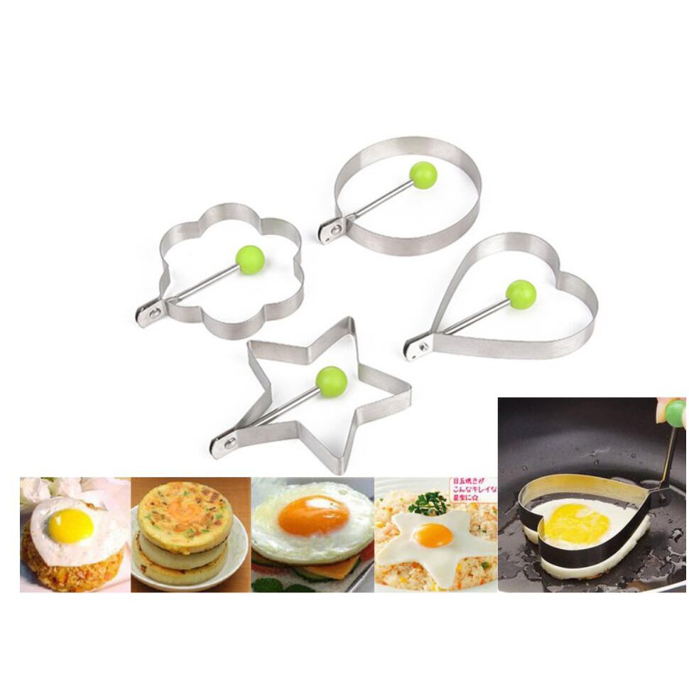 DIY Stainless Steel Frying egg shaped mold tools | Shopee Philippines