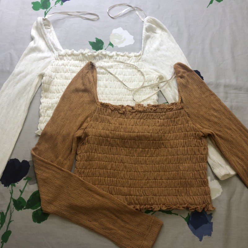 Breast Shrinking Crop Top F21 Size L Shopee Philippines