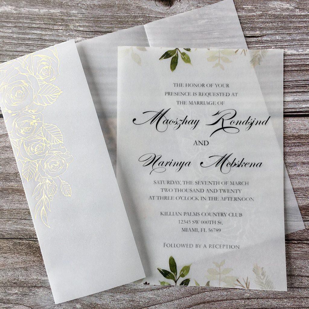 10 Popular Types of Wedding Invitation Paper and Printing