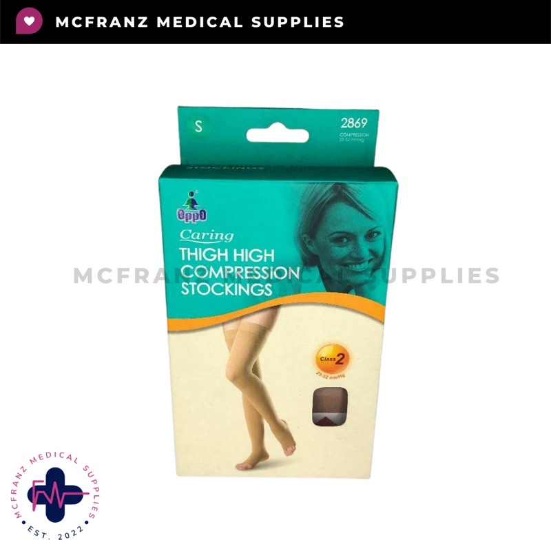 Thigh High Compression Stockings Oppo 2869 Class 2 (Sizes: S, M, L, Xl ...