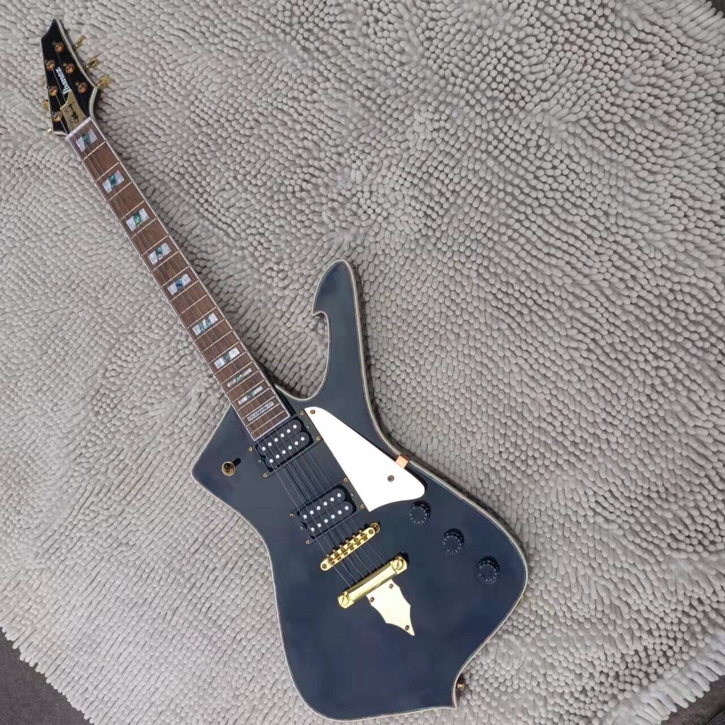 Upgrade Custom Ibanez Mirror Cracks Iceman Electric Guitar Paul stanley