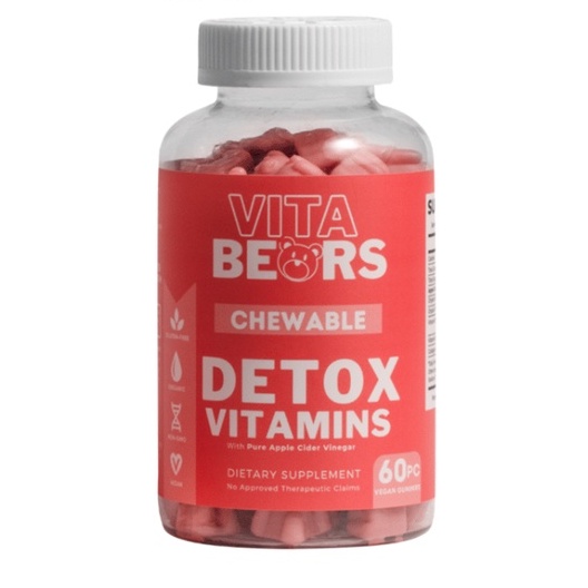 Vitabears Detox Vitamins Gummies Vita Bears Vegan Collagen Folic Acid ...