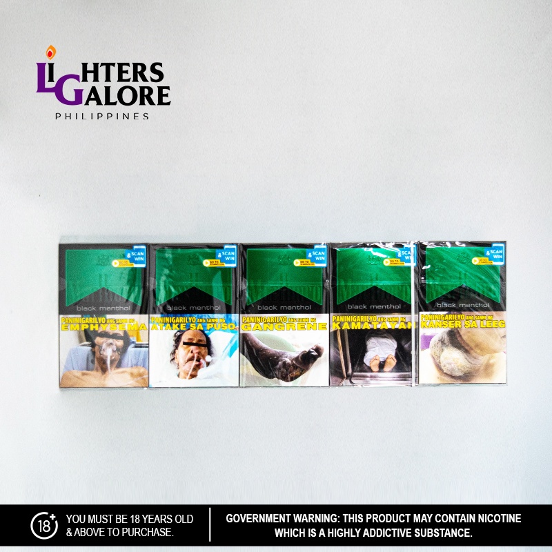 Lighters Galore Marlboro Black Menthol (Ream) Shopee Philippines