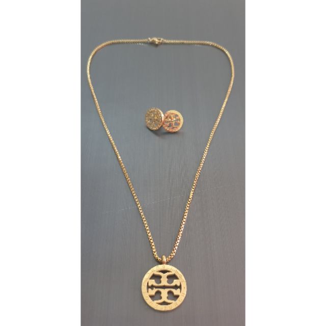 Tory Burch, Jewelry, Tory Burch Earring Necklace Set