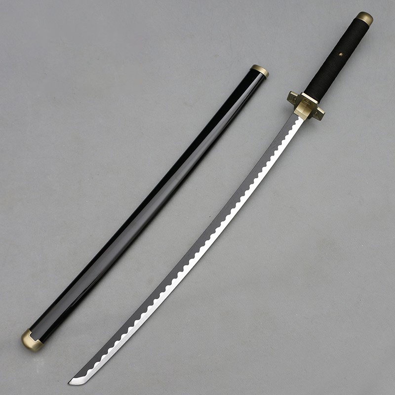 Long 108cm One Piece Sword Roronoa Zoro Law Bleach Ichigo Wooden Sword