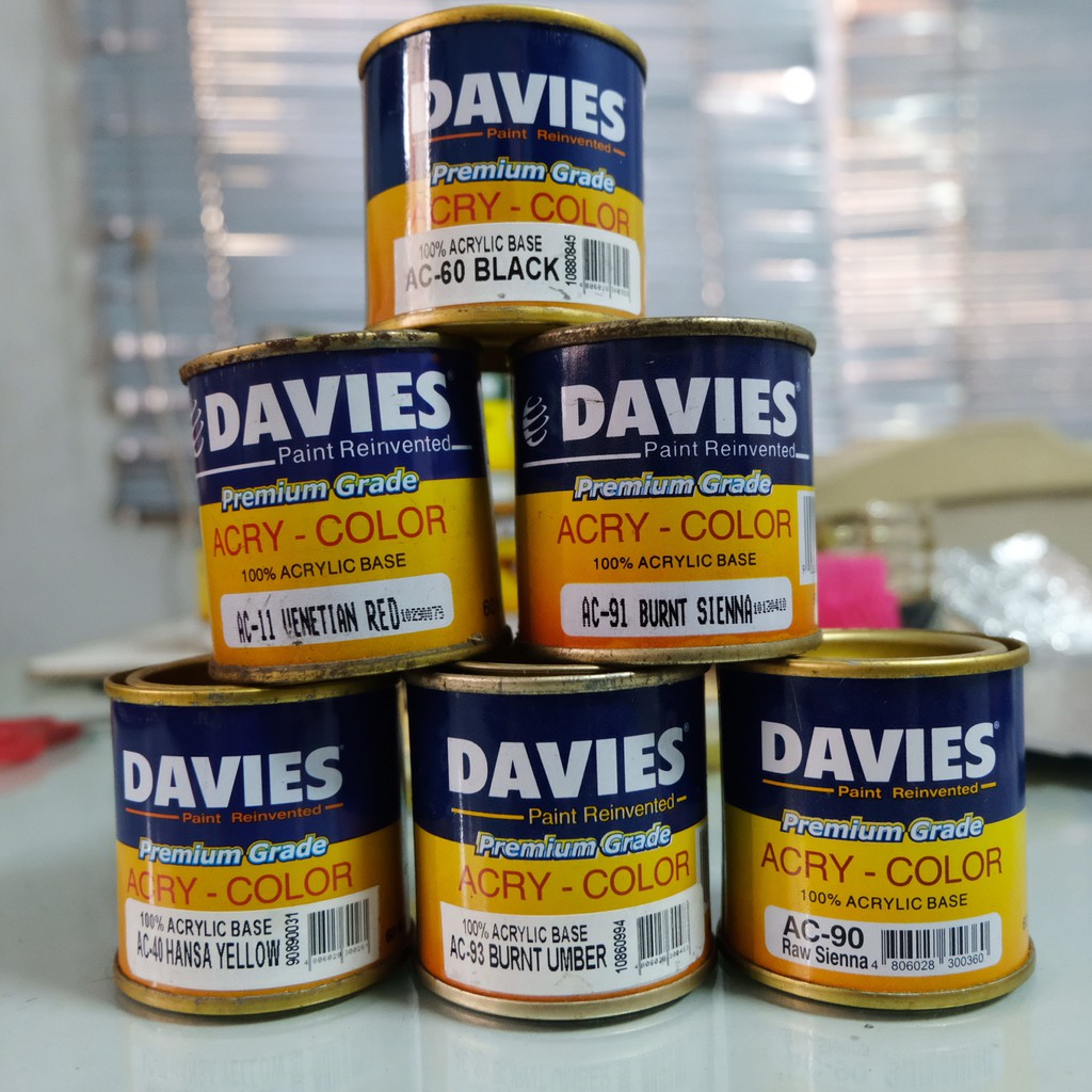 DAVIES ACRYLIC-COLOR (VARIOUS COLORS) | Shopee Philippines