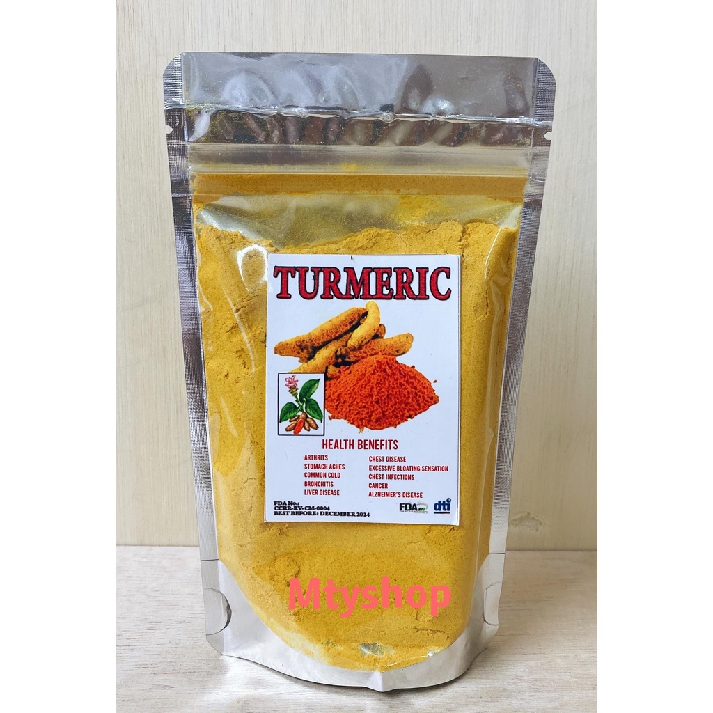 Natural Turmeric (Luyang Dilaw) Powder,(100 grms) | Shopee Philippines