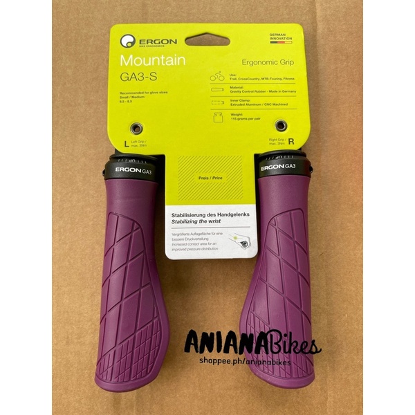 Ergon Ga3 Grips Ergon Purple Grips Jual ERGON GRIP GA3 SMALL