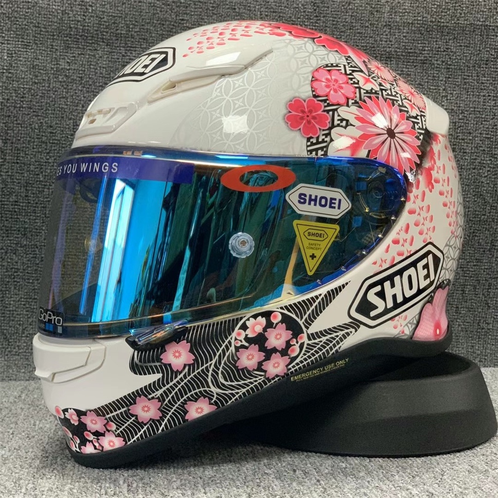 SHOEI Z7 Pink Sakura Full Face Helmet SHOEI Motorcycle Riding Helmet ...