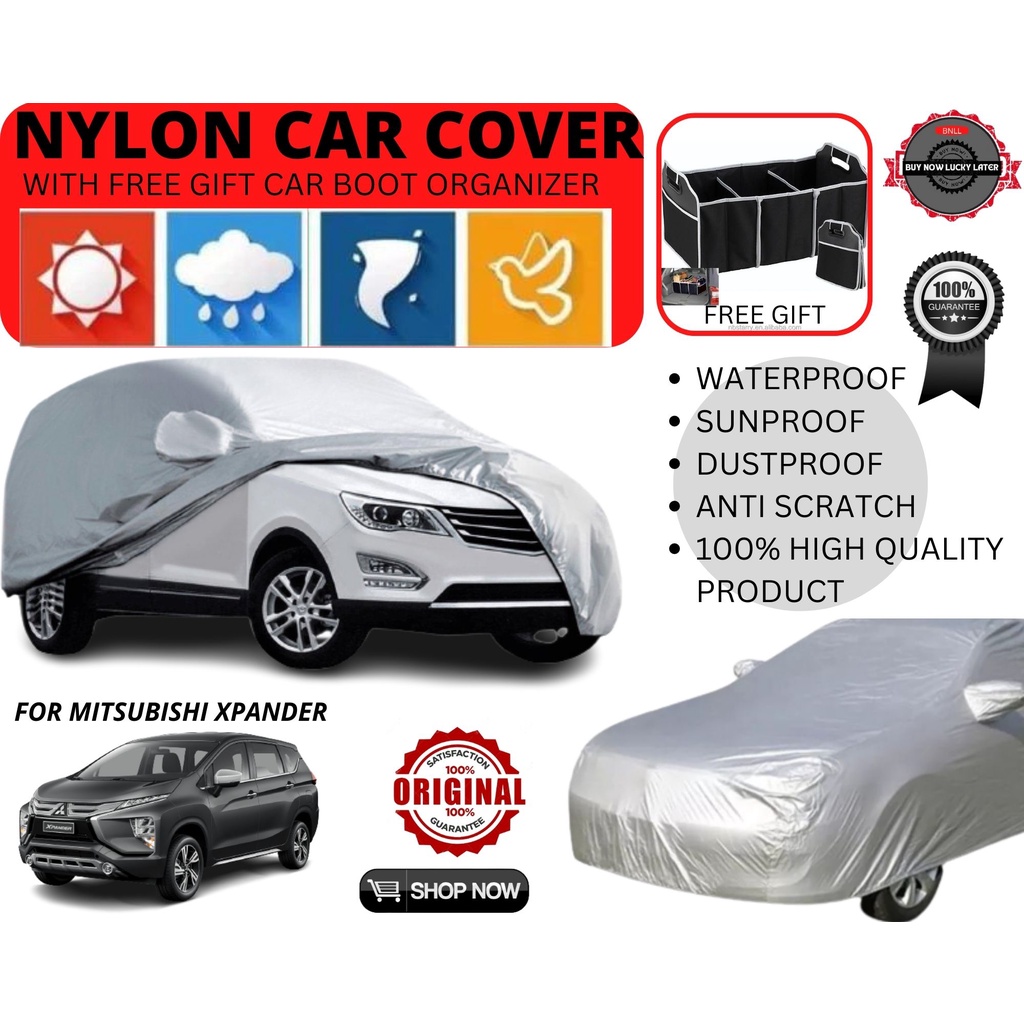 MITSUBISHI XPANDER CAR COVER NYLON | WATERPROOF | HIGH QUALITY | WITH ...